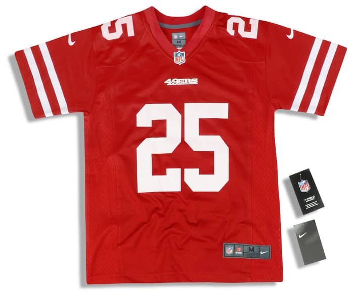 2018 San Francisco 49ers Sherman #25 Nike Game Jersey (Home) Y - W/Tags