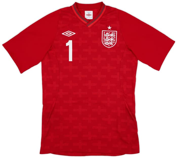 2012-13 England GK S/S Shirt Hart #1 - 5/10 - (S)
