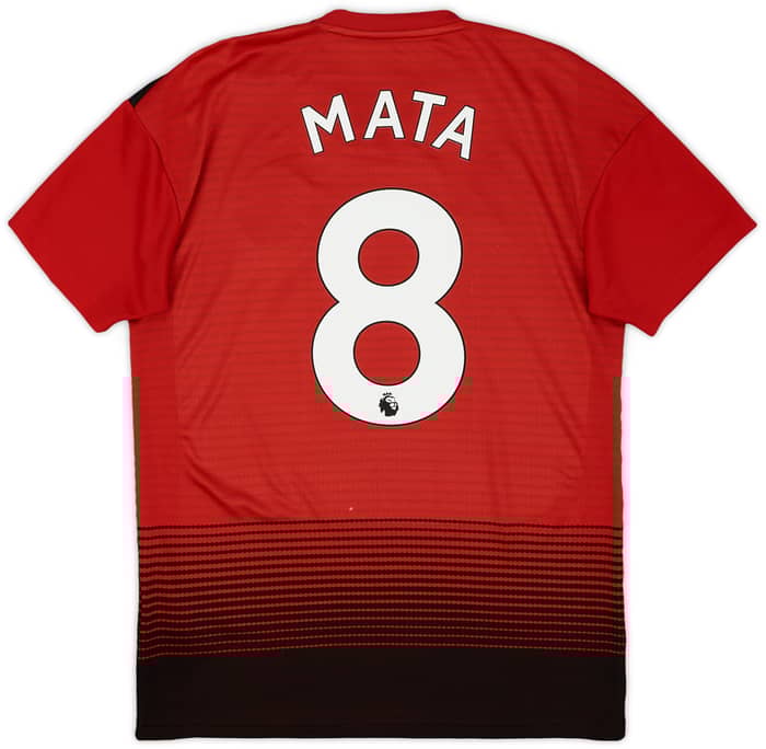 2018-19 Manchester United Home Shirt Mata #8 - 9/10 - (S)
