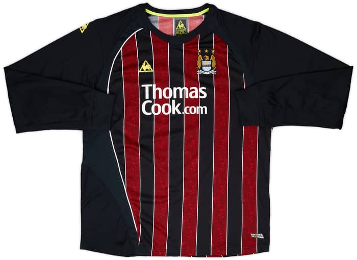 2008-09 Manchester City Away L/S Shirt Elano #11 - 8/10 - (XL)