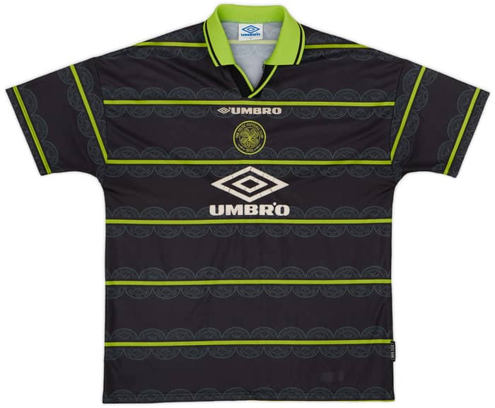1998-99 Celtic Away Shirt Larsson #7 - 6/10 - (XL)