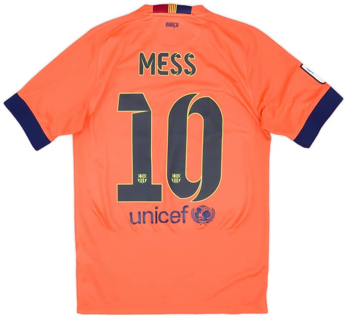 2014-15 Barcelona Away Shirt Messi #10 - 9/10 - (S)