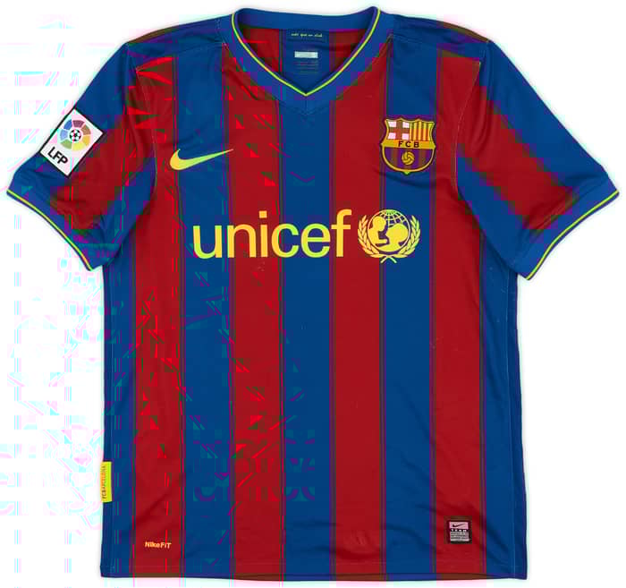 2009-10 Barcelona Home Shirt Messi #10 - 6/10 - (S)