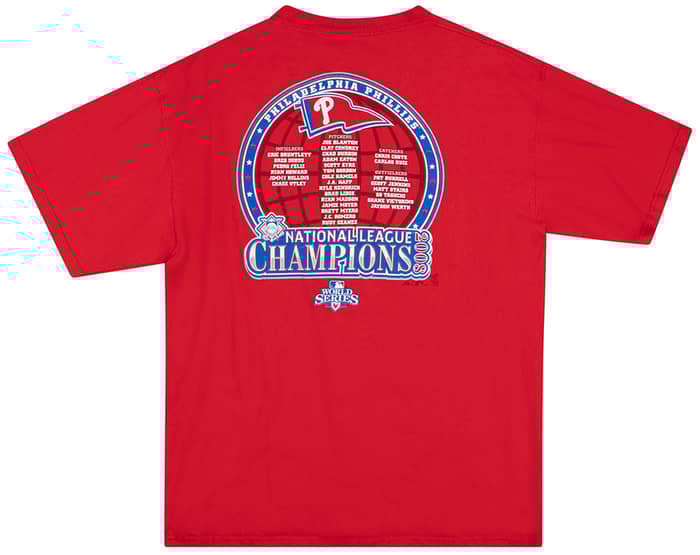2008 Philadelphia Phillies National League Champions Majestic Tee XL