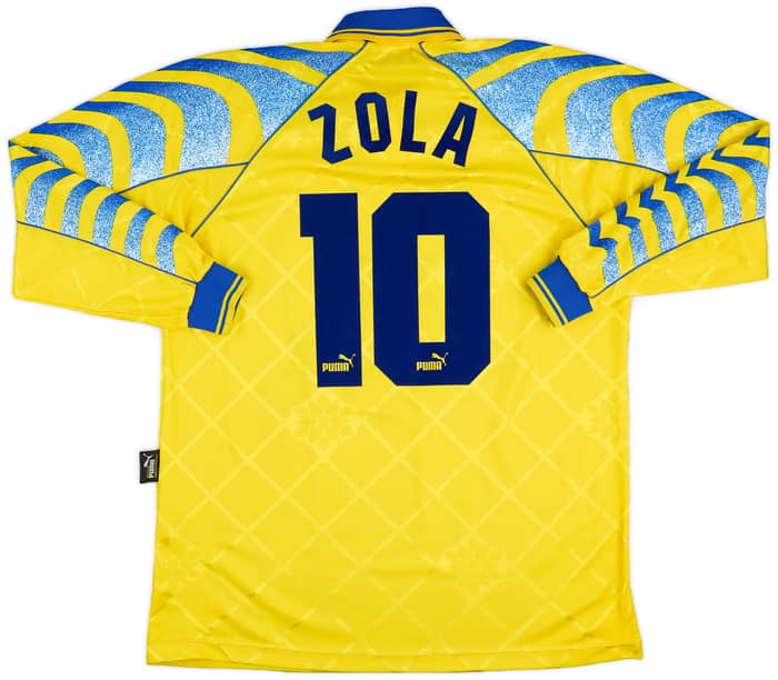 1995-96 Parma Third L/S Shirt Zola #10 - 8/10 - (XL)