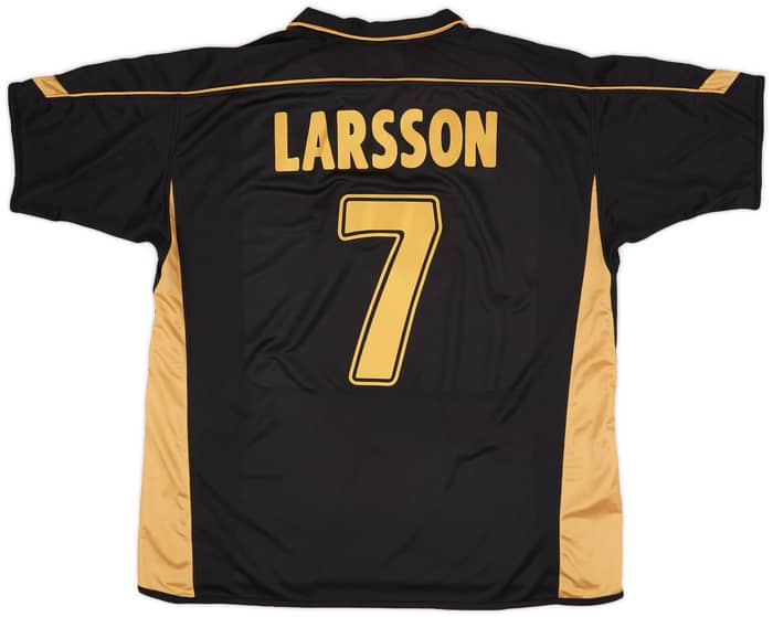 2003-04 Celtic Away Shirt Larsson #7 - 6/10 - (XXL)