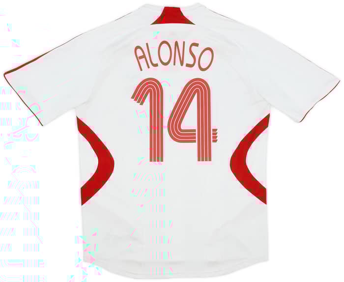2007-08 Liverpool Away Shirt Alonso #14 - 6/10 - (L)