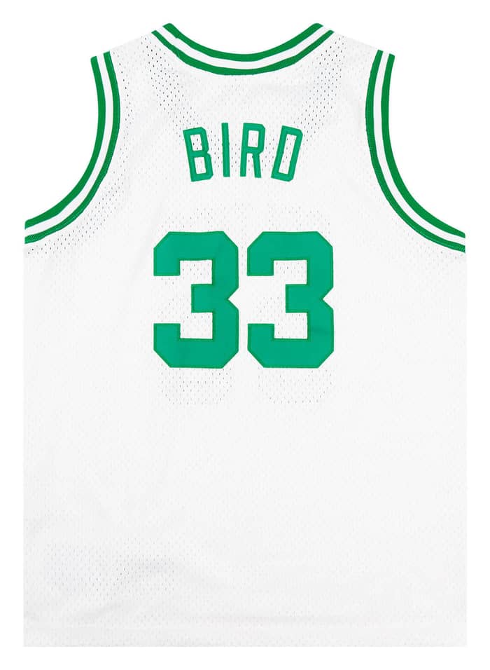 1985-86 Boston Celtics Bird #33 Champion Hardwood Classics Jersey (Home) S