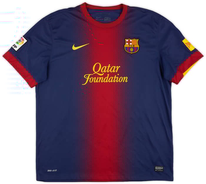 2012-13 Barcelona Home Shirt Messi #10 - 9/10 - (XL)