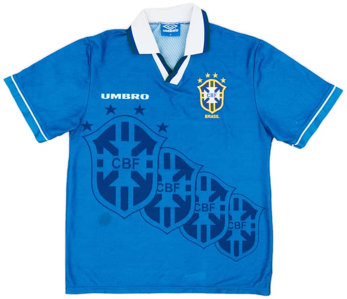 1994-97 Brazil Away Shirt #10 - 6/10 - (M)