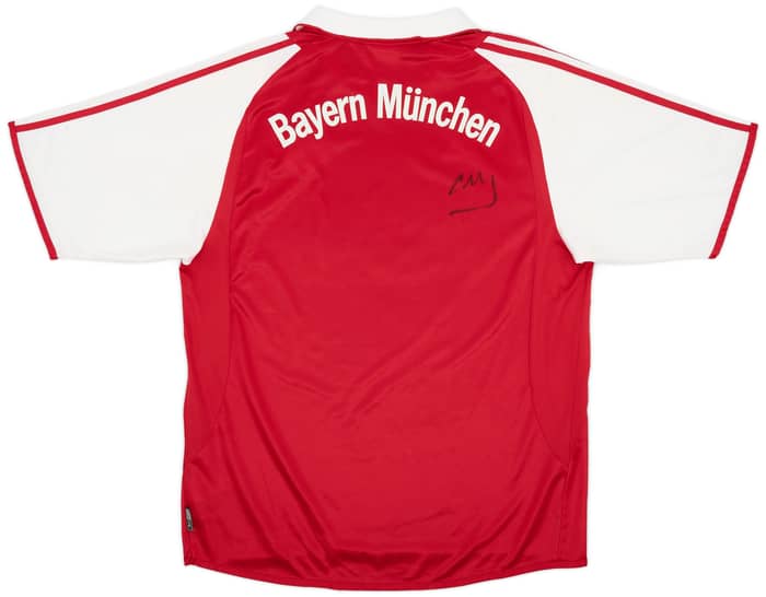 2003-04 Bayern Munich Signed Home Shirt - 8/10 - (L)