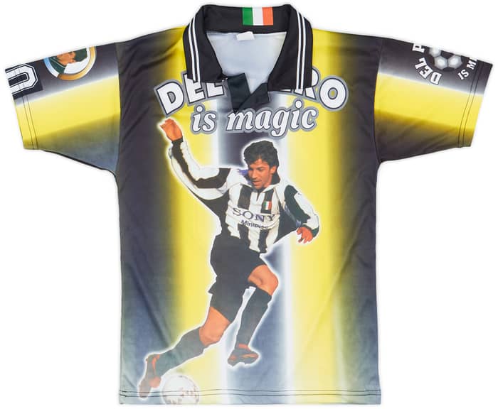 1990s Juventus Graphic Shirt Del Piero #10 - 8/10 - (S/M)