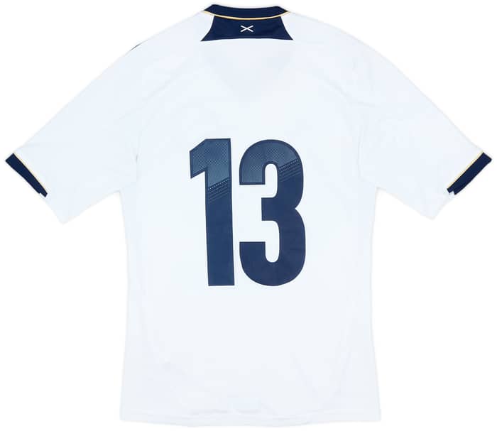 2012-14 Scotland Authentic Away Shirt #13 - 7/10 - (S)