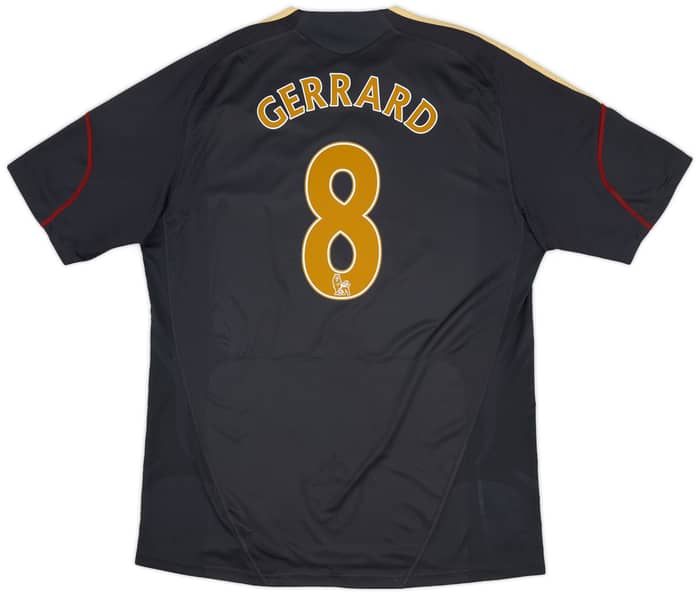 2009-10 Liverpool Away Shirt Gerrard #8 - 5/10 - (XL)