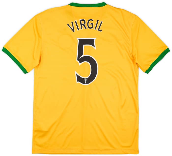 2013-14 Celtic Away Shirt Virgil #5 (M)
