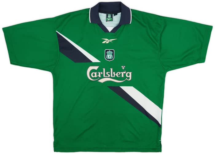 1999-00 Liverpool Away Shirt Fowler #9 - 6/10 - (M)