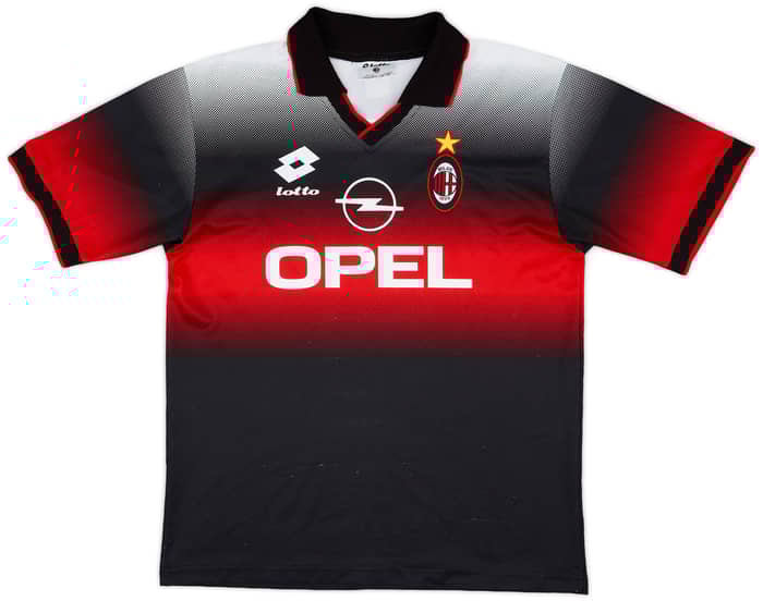 1996-97 AC Milan Lotto Training Shirt - 7/10 - (L)