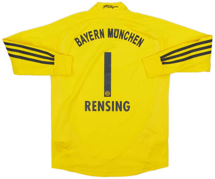 2008 Bayern Munich GK Shirt Rensing #1 - 7/10 - (M.Boys)