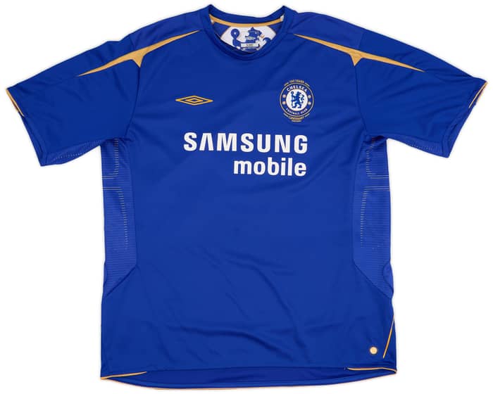 2005-06 Chelsea Centenary Home Shirt Makelele #4 - 8/10 - (XXL)