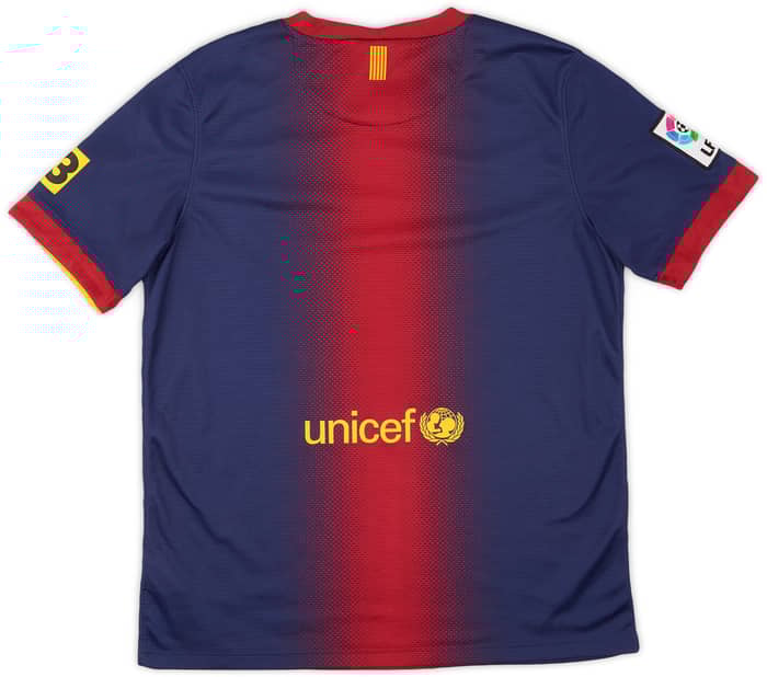 2012-13 Barcelona Home Shirt - 8/10 - (XL.Boys)