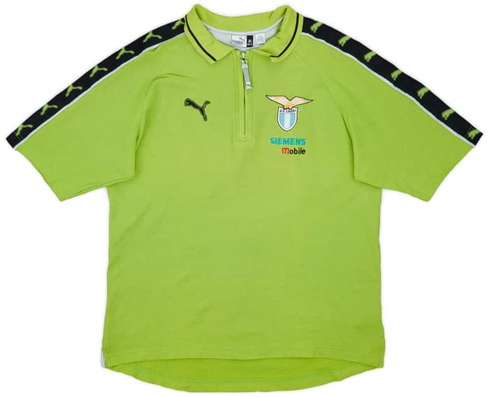 2002-03 Lazio Puma Staff Issue 1/4 Zip Polo Shirt - 7/10 - (XL)
