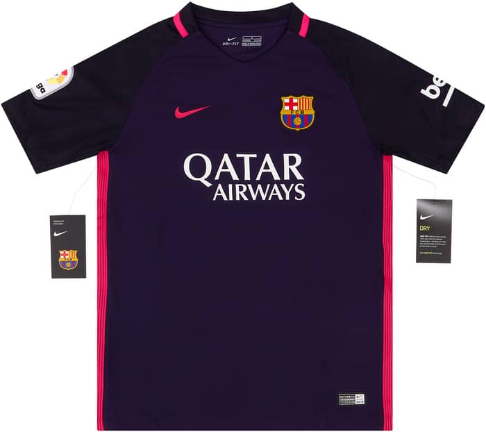 2016-17 Barcelona Away Shirt (KIDS)