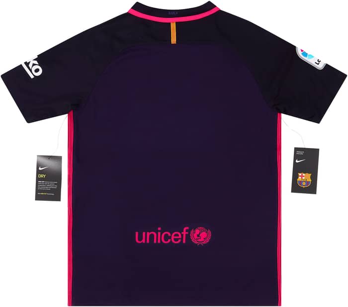 2016-17 Barcelona Away Shirt (KIDS)