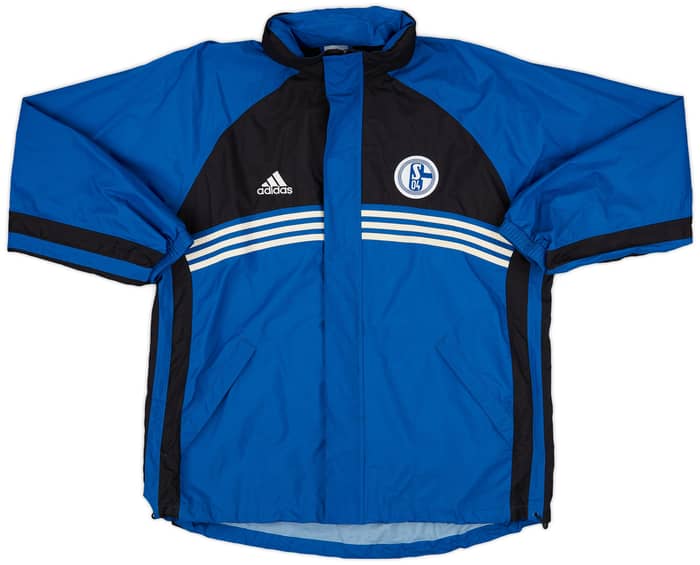 1996-97 Schalke adidas Hooded Rain Jacket - 5/10 - (XL)