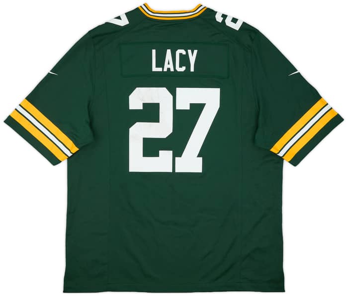2013-16 Green Bay Packers Lacy #27 Nike Game Home Jersey - 5/10 - (XL)