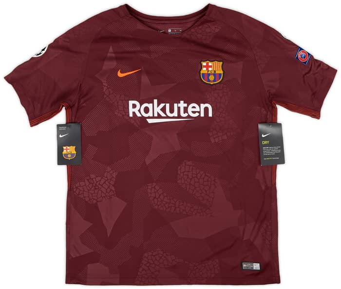 2017-18 Barcelona Third Shirt (XL.Boys)