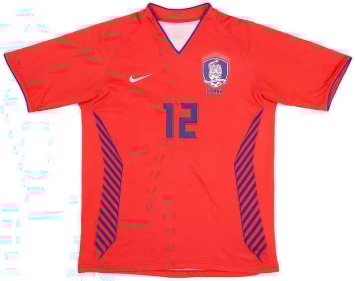 2006-08 South Korea Home Shirt Y P Lee #12 - 5/10 - (S)