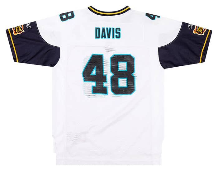 2004 Super Bowl XXXVIII Davis #48 Reebok Jersey Y
