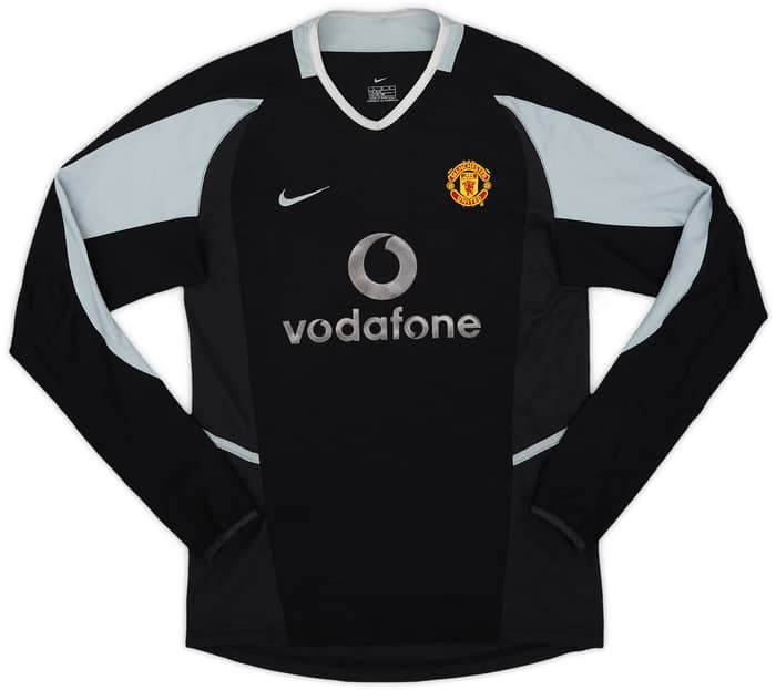2002-04 Manchester United GK Shirt Barthez #1 - 8/10 - (L.Boys)