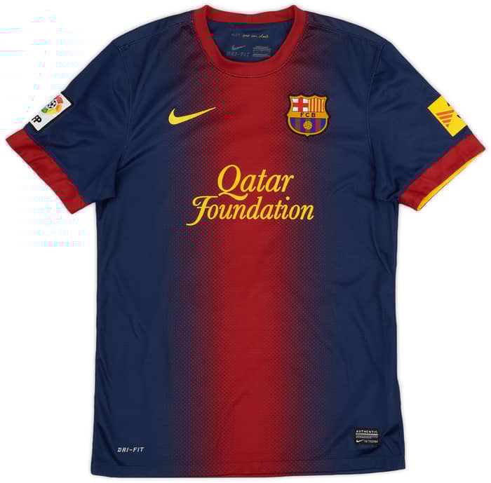 2012-13 Barcelona Home Shirt Messi #10 - 9/10 - (S)