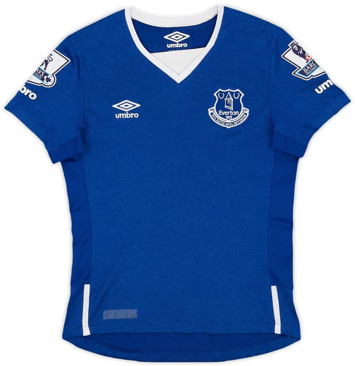 2015-16 Everton Home Shirt G. Deulofeu #19 - 8/10 - (S.Boys)