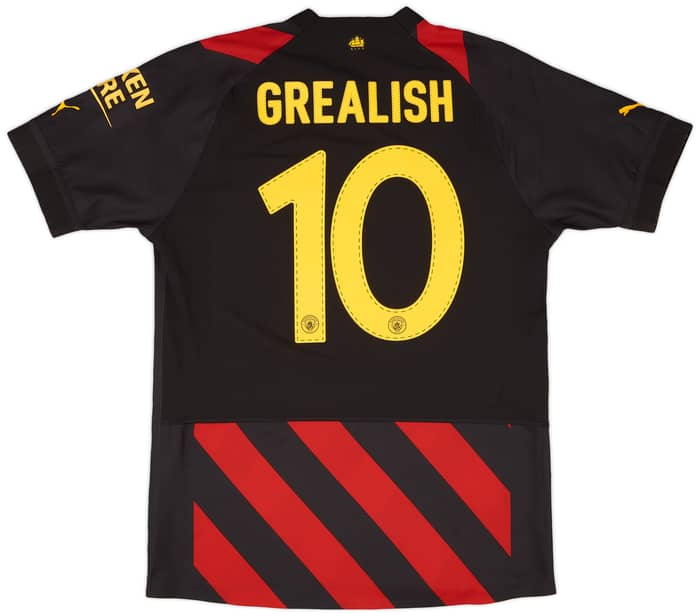 2022-23 Manchester City Player Issue Away European Shirt Grealish #10