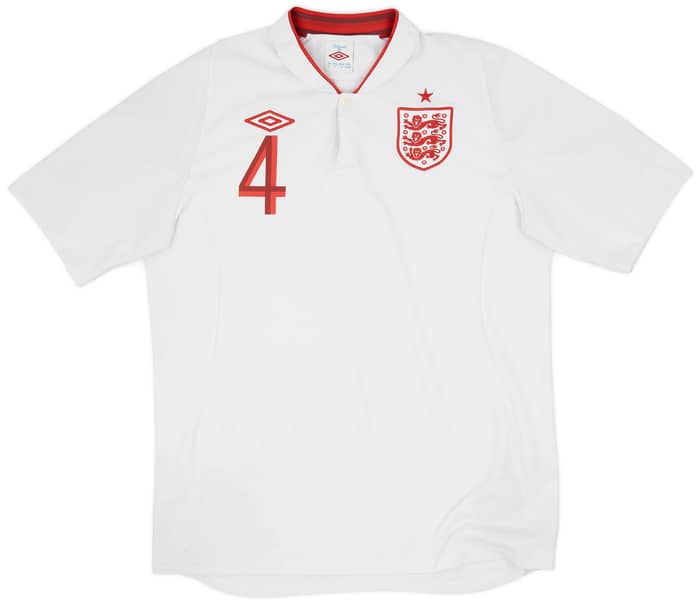 2012-13 England Home Shirt Gerrard #4 - 5/10 - (L)