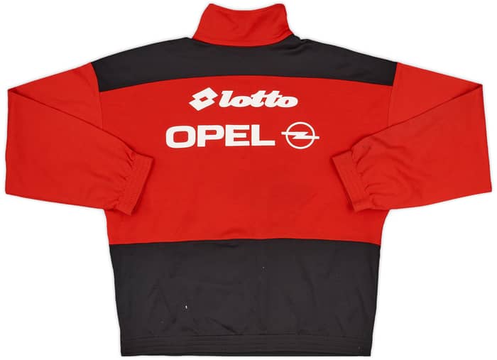 1994-95 AC Milan Lotto 1/4 Zip Drill Top - 7/10 - (L)