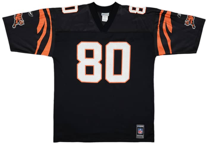 2001 Cincinnati Bengals Warrick #80 Reebok Home Jersey - 9/10 - (L)