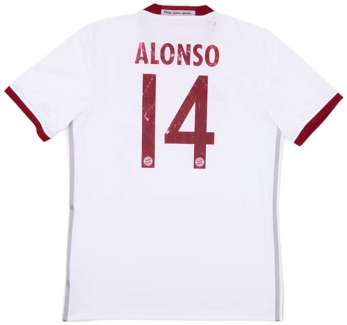 2016-17 Bayern Munich Third Shirt Alonso #14 - 4/10 - (M)