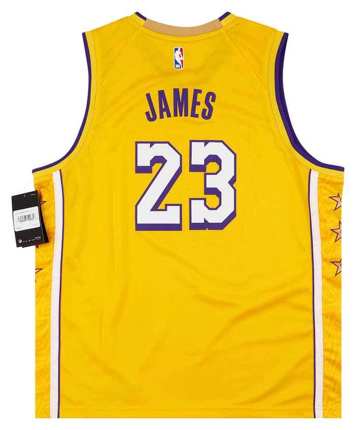 2019-20 LA Lakers James #23 Nike Swingman Jersey (Alternate) Y - W/Tags