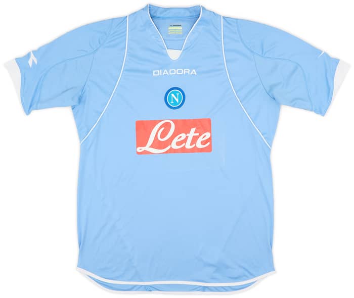 2007-08 Napoli Home Shirt #7 - 6/10 - (XL)
