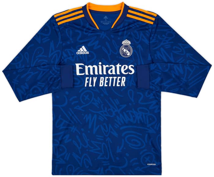 2021-22 Real Madrid Away L/S Shirt Modric #10 - 10/10 - (S)