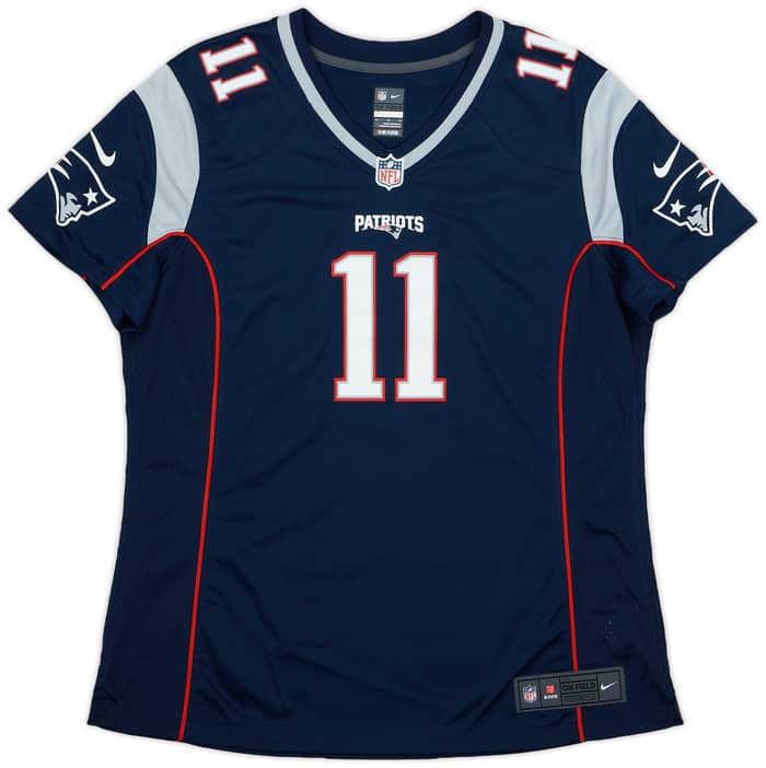 2012-19 New England Patriots Edelman #11 Nike Game Home Womens Jersey - 8/10 - (XL)