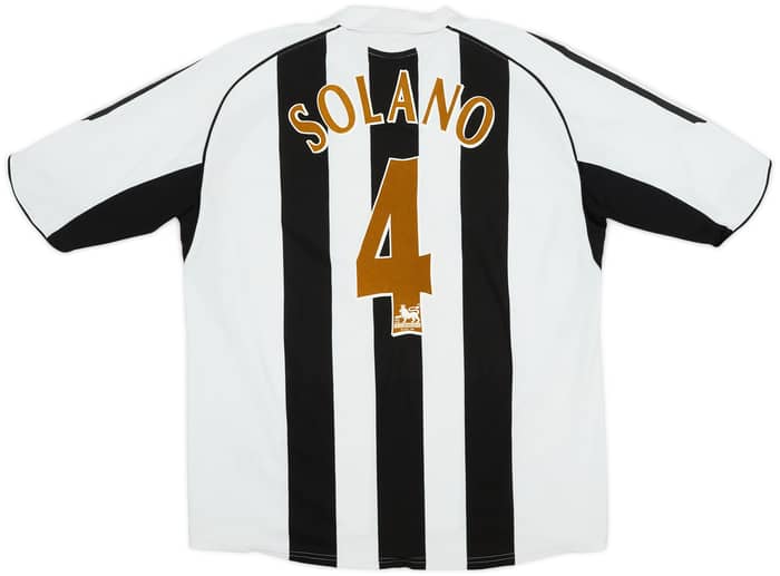 2005-07 Newcastle Home Shirt Solano #4 - 6/10 - (XL)
