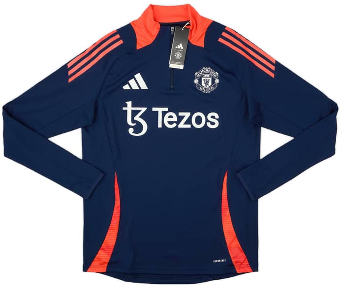 2024-25 Manchester United adidas 1/4 Zip Training Top