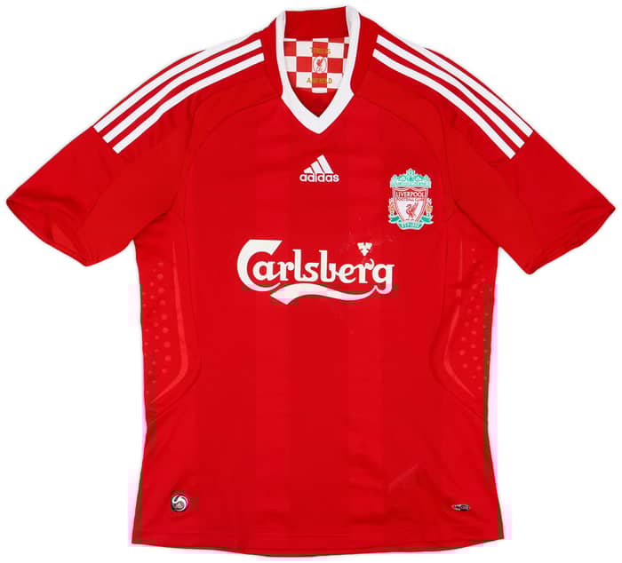 2008-10 Liverpool Home Shirt Gerrard #8 - 5/10 - (S)
