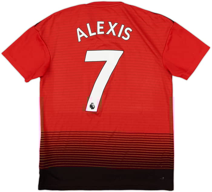 2018-19 Manchester United Home Shirt Alexis #7 - 8/10 - (S)