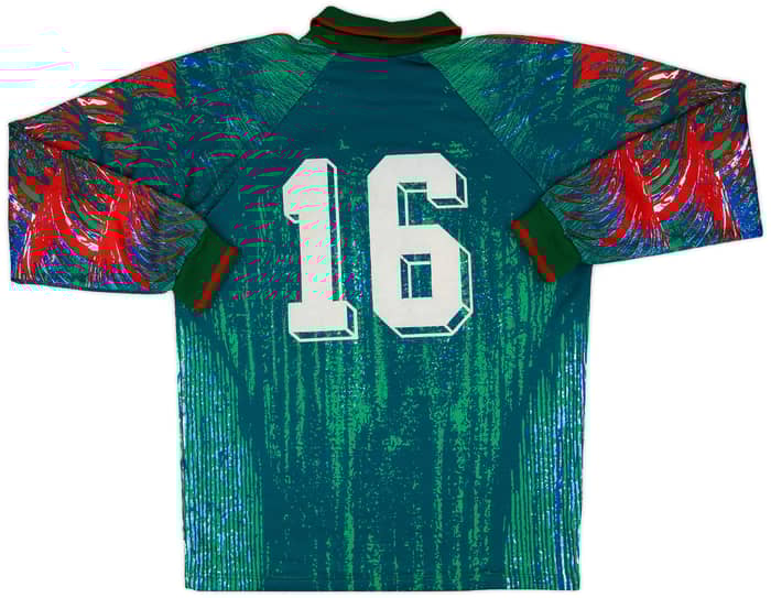 1992-93 France Match Issue GK Shirt #16