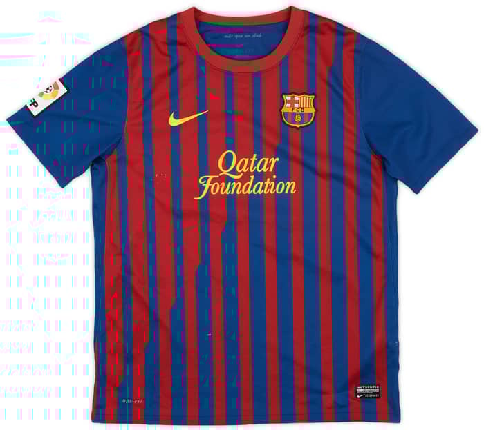 2011-12 Barcelona Home Shirt - 5/10 - (XL.Boys)